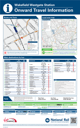 Local Area Map Buses and Taxis Taxis Main Destinations By