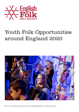 Youth Folk Opportunities Around England 2020
