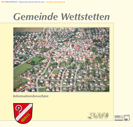 Gemeinde Wettstetten 2009