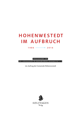 Hohenwestedt Im Aufbruch