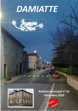 Bulletin Municipal N° 62 Décembre 2019