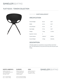 Flat 923.01 - Tonon Collection