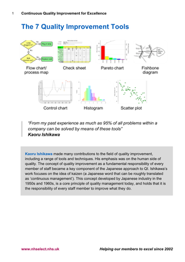 The 7 Quality Improvement Tools