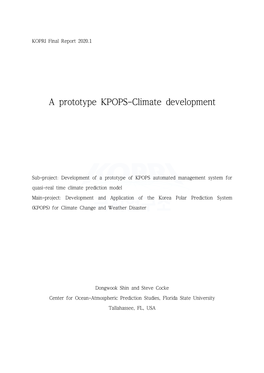 A Prototype KPOPS-Climate Development