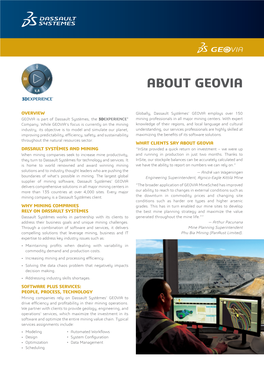 About Geovia