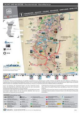 L'alsace SANS MA VOITURE Elsass Ohne Mein Auto Alsace Without My