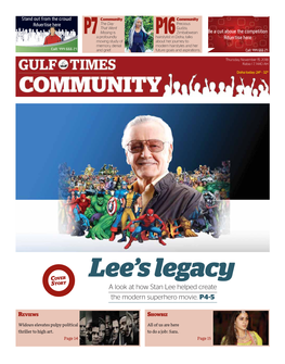 A Look at How Stan Lee Helped Create the Modern Superhero Movie. P4-5