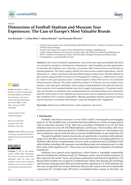 Dimensions of Football Stadium and Museum Tour Experiences: the Case of Europe’S Most Valuable Brands