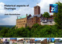 Historical Aspects of Thuringia