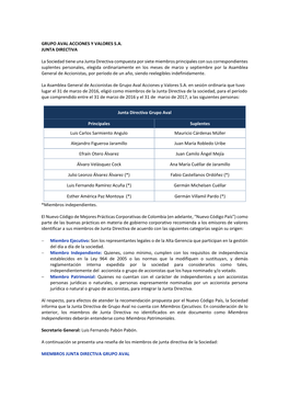 Grupo Aval Acciones Y Valores S.A