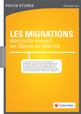 Les Migrations Domicile-Travail En Seine-Et-Marne