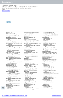 Core Topics in Cardiac Anesthesia, Second Edition