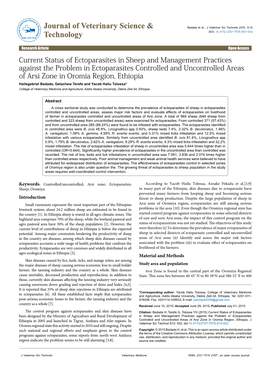 Current Status of Ectoparasites in Sheep and Management Practices