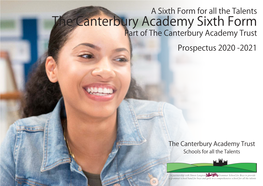 The Canterbury Academy Sixth Form Prospectus