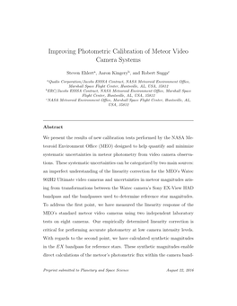 Improving Photometric Calibration of Meteor Video Camera Systems