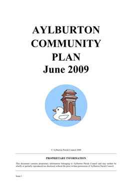 AYLBURTON COMMUNITY PLAN June 2009