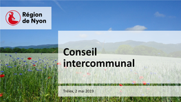 Informations Du Comité De Direction Suivi Du Forum Sur La Collaboration Régionale