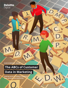 Pdf the Abcs of Customer Data in Marketing