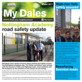 Nottingham Academy Road Safety Update