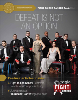 2014 Fight to End Cancer Gala 2014 Defeat Is Not an Option