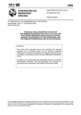 UNEP/CMS/COP13/Doc.28.2.9 MIGRATORY 24 September 2019