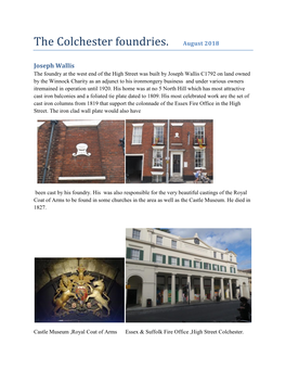 The Colchester Foundries