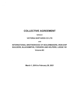 Seaspan Collective Agreement to February 2021