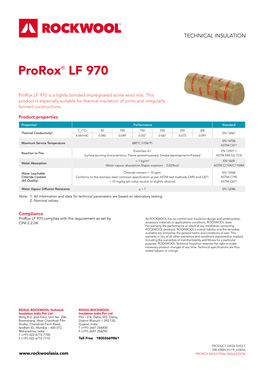 Prorox® LF 970