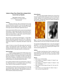 Synthesis of a Disperse Phase of Barium Oxide on Aluminum Oxide