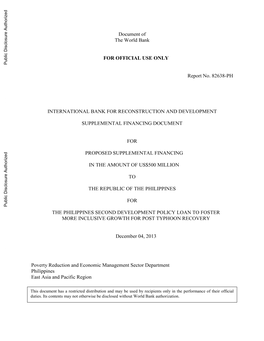 World Bank Document