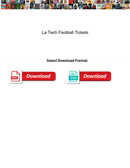 La Tech Football Tickets