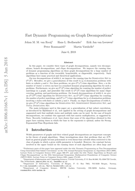 Fast Dynamic Programming on Graph Decompositions