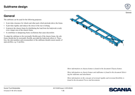 Subframe Design General