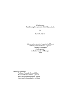 Refashioning Production in Bristol Bay, Alaska by Karen E. Hébert A