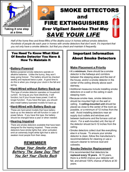 Emergency Management: Smoke Detectors & Fire Extinguishers