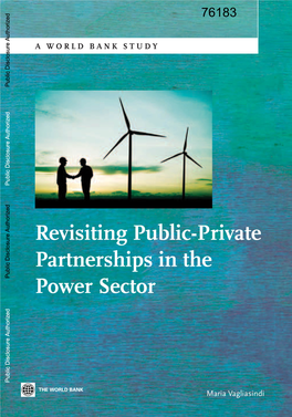 Revisiting Public-Private Partnerships in the Power Sector