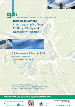 9 March 2012 Biological Barriers