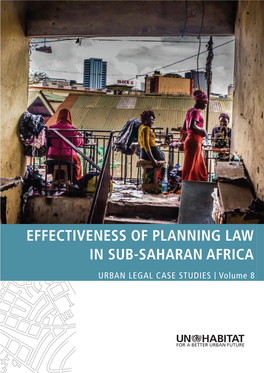 Effectiveness of Planning Law in Sub-Saharan Africa