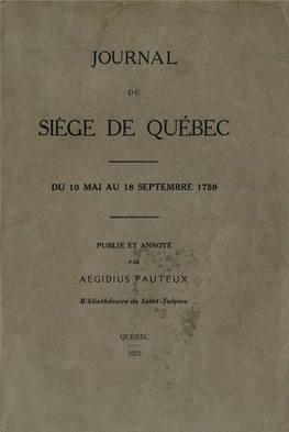 Siège De Québec