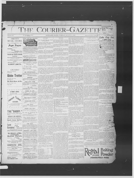 Courier Gazette, Tuesday August 8, 1893