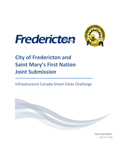 City of Fredericton and Saint Mary's First Nation Joint Submission