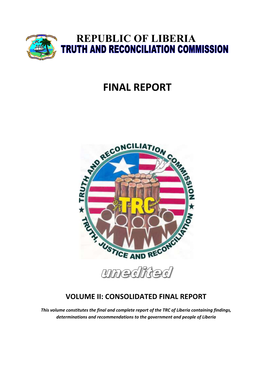 TRC of Liberia Final Report Volum Ii