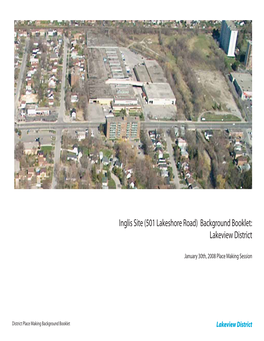 (501 Lakeshore Road) Background Booklet: Lakeview District
