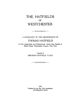 The Hatfields Westchester