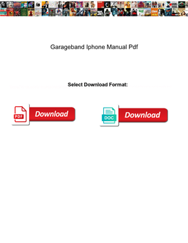 Garageband Iphone Manual Pdf