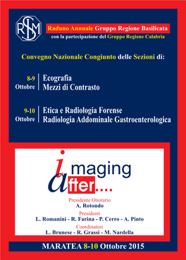 Imaging After Maratea 2015 Rotondo