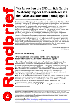 Rundbrief 4 311009