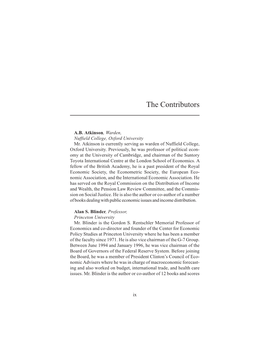 Symposium Proceedings, 1998: Income Inequality: Issues And