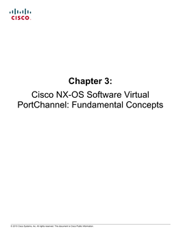 Cisco NX-OS Software Virtual Portchannel: Fundamental Concepts