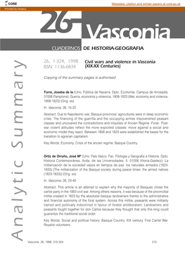 Annalityc Summary Historia-Vasconia 26